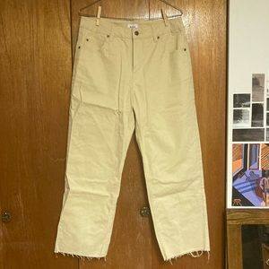 RVCA cream jeans